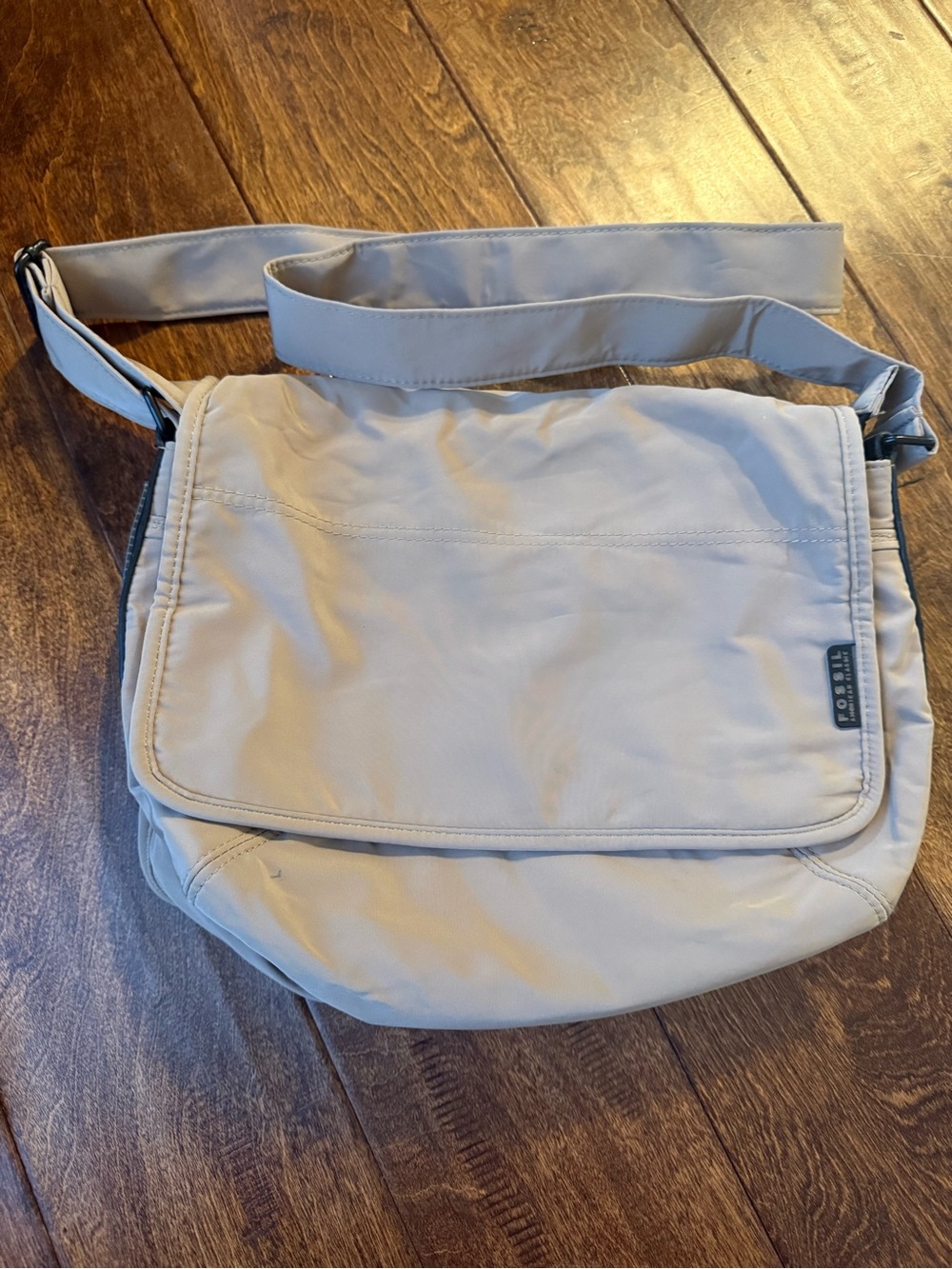 Fossil Men's Light Beige Messenger Bag